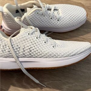 Nobility White Mesh Sneakers